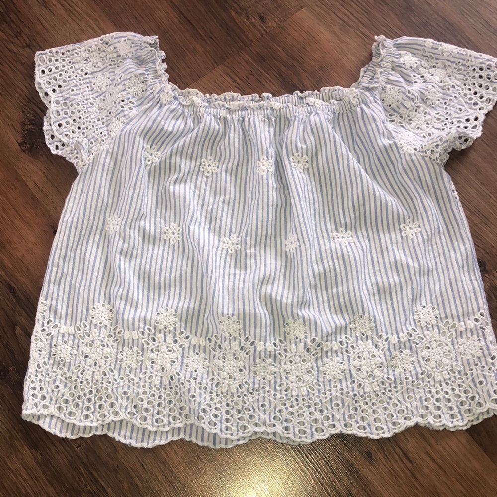 Baby blue blouse